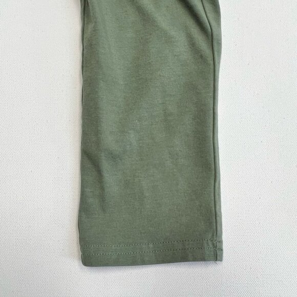 Ultra Flirt Womens Leggings Pants Green Mid Rise Stretch Cotton Blend Large - Picture 8 of 10